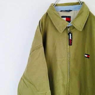 トミーヒルフィガー(TOMMY HILFIGER)の◆rabbit様専用◆90s トミー スイングトップ 刺繍ロゴ オーバーサイズ(ブルゾン)