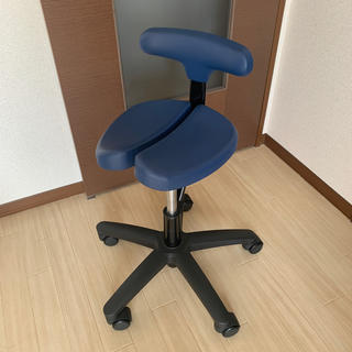 【mn様専用】　ayur chair   アーユルチェア　オクトパス　ブルー(デスクチェア)