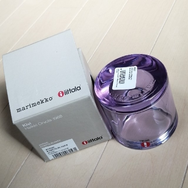 新品 イッタラ キビ ラベンダー キャンドルホルダー キッチン/食器 新品 イッタラ キビ ラベンダー キャンドルホルダー キッチン/食器
