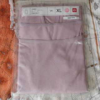 ユニクロ(UNIQLO)のヒートテックモイスト　キャミソール　XL 新品　ﾊﾟｰﾌﾟﾙ(アンダーシャツ/防寒インナー)