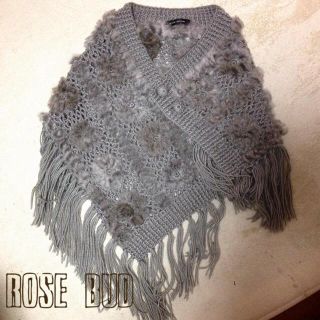 ローズバッド(ROSE BUD)のROSEBUD★ニットファーポンチョ(ポンチョ)