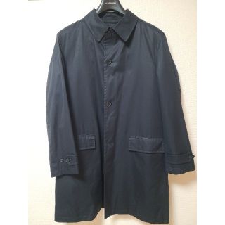 バーバリーブラックレーベル(BURBERRY BLACK LABEL)のBURBERRYBLACKLABEL ステンカラーコート　ネイビー　Mサイズ(ステンカラーコート)