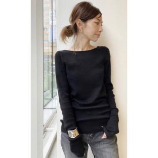 アパルトモンドゥーズィエムクラス(L'Appartement DEUXIEME CLASSE)の☆しほ様専用☆Rib B/N Knit  L'Appartement ニット(ニット/セーター)