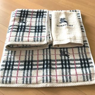 バーバリー(BURBERRY)のまさまさ様専用　バーバリー　フェイスタオル　ウォッシュタオル　3枚セット(タオル/バス用品)