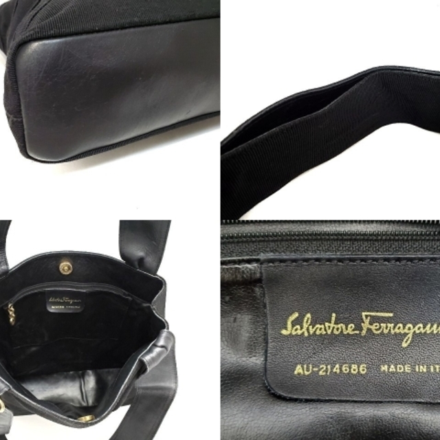 Salvatore Ferragamo(サルヴァトーレフェラガモ)のサルバトーレフェラガモ トートバッグ 黒 レディースのバッグ(トートバッグ)の商品写真