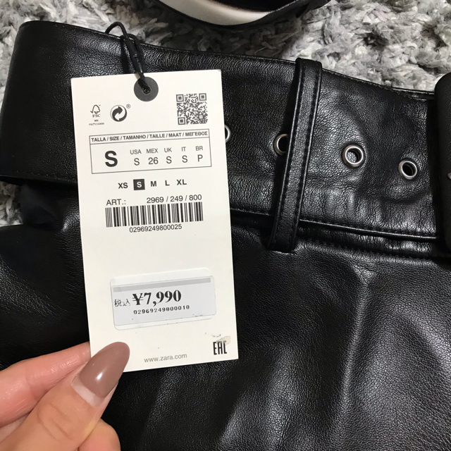 ZARA(ザラ)のZARAレザー風スカート レディースのスカート(ロングスカート)の商品写真