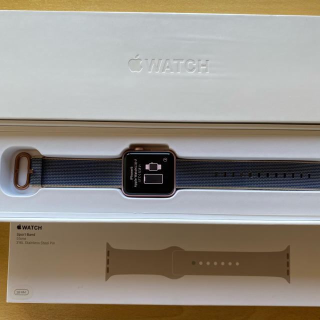 Apple Watch(アップルウォッチ)の✳︎専用✳︎Apple Watch series2 38mm GPS  レディースのファッション小物(腕時計)の商品写真