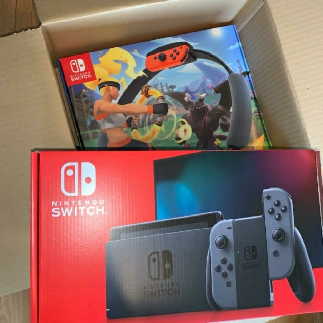 ニンテンドー スイッチグレー　リングフィットSET