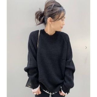 アパルトモンドゥーズィエムクラス(L'Appartement DEUXIEME CLASSE)のAP STUDIO Damaged Wool Knit◆(ニット/セーター)