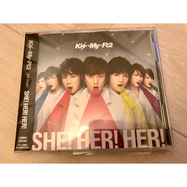 Kis-My-Ft2(キスマイフットツー)の「SHE!HER!HER!」 Kis-My-Ft2 エンタメ/ホビーのCD(ポップス/ロック(邦楽))の商品写真