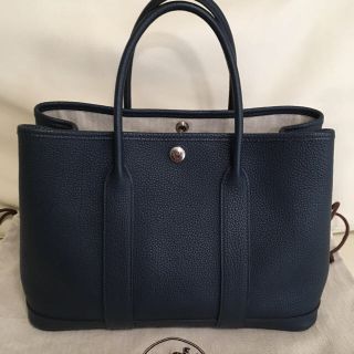 エルメス(Hermes)のガーデンパーティ TPM エルメス ネイビー(トートバッグ)