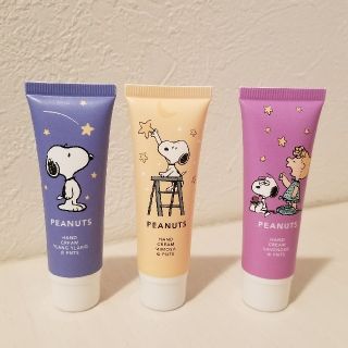 スヌーピー(SNOOPY)のスヌーピー　ハンドクリーム　3本セット(ハンドクリーム)