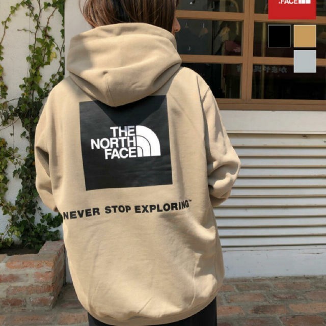 Sサイズ Back Square Logo Hoodie ノースフェイス