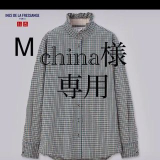 ユニクロ(UNIQLO)のユニクロ　紗栄子　イネス　フリルシャツ(シャツ/ブラウス(長袖/七分))