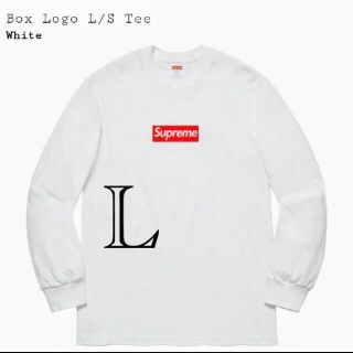 シュプリーム(Supreme)のSupreme Box Logo L/S Tee white L(Tシャツ(長袖/七分))