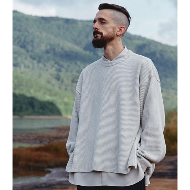 OVERSIZED 7G AZE KNIT メンズのトップス(ニット/セーター)の商品写真