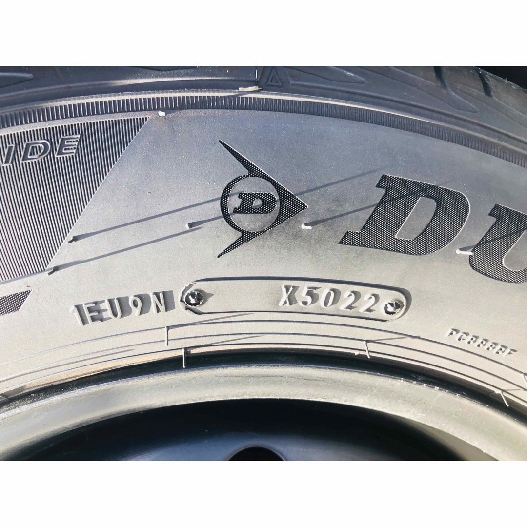 スチールホイール15インチ マッドブラック 6j PCD100 4本 ナットつき