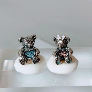 スワロフスキー(SWAROVSKI)の【新品】PANDORA パンドラチャーム  ディズニー ダッフィー シェリーメイ(チャーム)