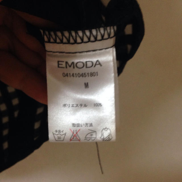 EMODA(エモダ)のEMODA♡ギンガムチェックトップス♡ レディースのトップス(シャツ/ブラウス(半袖/袖なし))の商品写真