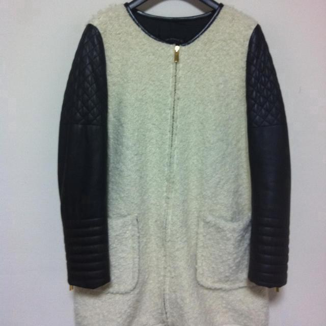 ZARA - ＺＡＲＡ♡モコモコレザーコート