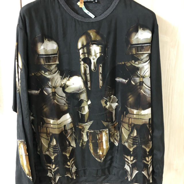 DOLCE&GABBANA(ドルチェアンドガッバーナ)のDOLCE&GABBANA シルク100% カットソー メンズのトップス(Tシャツ/カットソー(七分/長袖))の商品写真