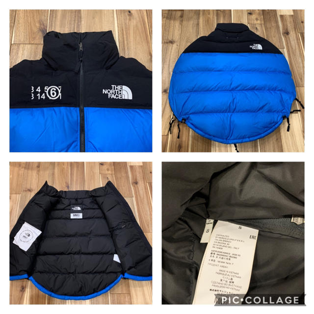 MM6(エムエムシックス)のレア MM6 マルジェラ NORTH FACE ヌプシ ダウンジャケット S レディースのジャケット/アウター(ダウンジャケット)の商品写真