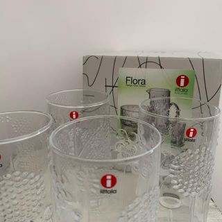 イッタラ(iittala)のイッタラ　Flora 360ml グラス　4個セット　アラビア　北欧　(グラス/カップ)