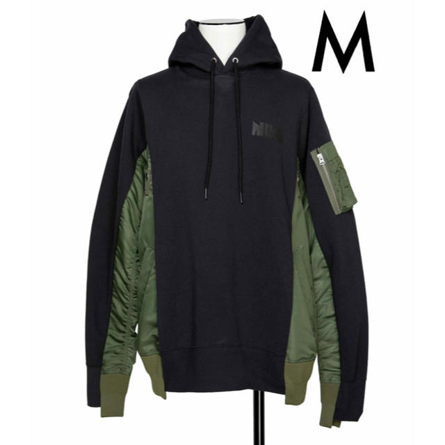 Nike x sacai Hoodie パーカー ネイビーM - パーカー