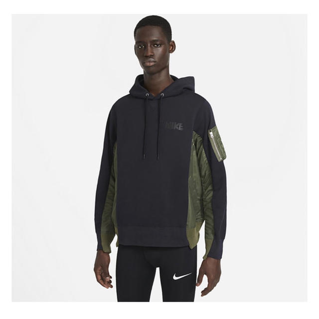 sacai(サカイ)のNike x sacai Hoodie パーカー ネイビーM メンズのトップス(パーカー)の商品写真