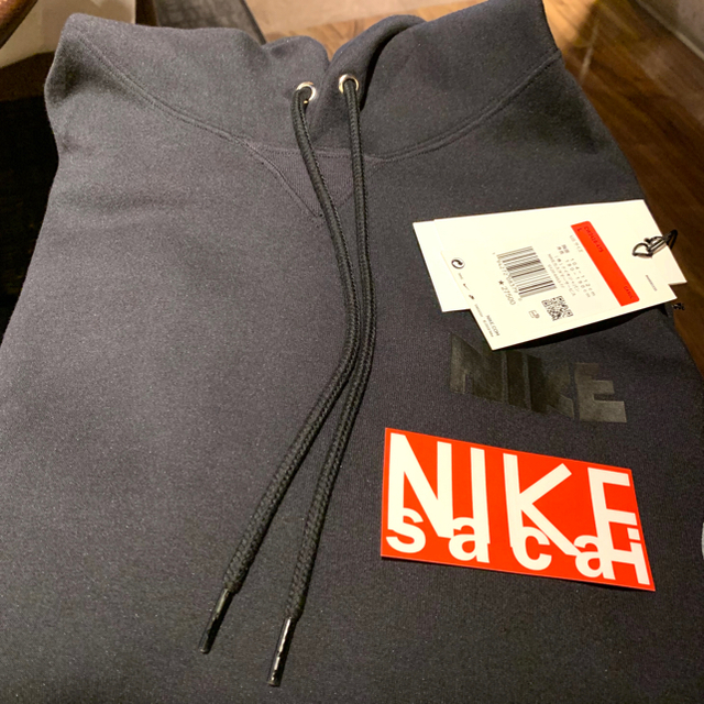 Nike x sacai Hoodie NAVY L