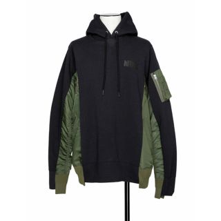 サカイ(sacai)のNike x sacai Hoodie NAVY L(パーカー)