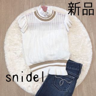 スナイデル(SNIDEL)のスナイデル♡新品レースニット(ニット/セーター)