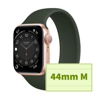 Apple Watch ソロループバンド　グリーン　44mm M(その他)