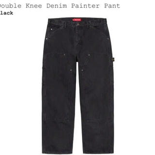 シュプリーム(Supreme)のSupreme Double Knee Denim Painter Pant 黒(ペインターパンツ)