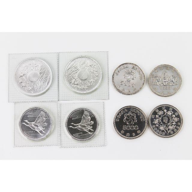 御在位60年記念10000円銀貨　2枚　5000円銀貨　6枚