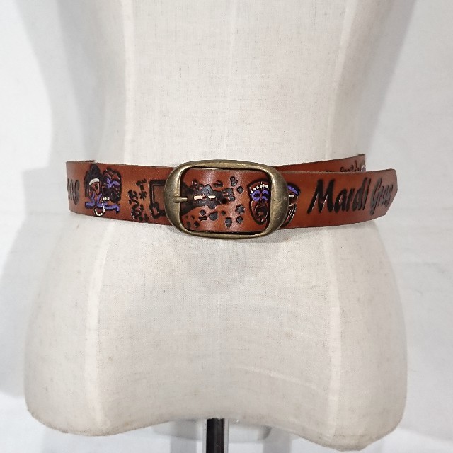 単品購入可 vintage italy製 western design コンチョ ベルト - 通販