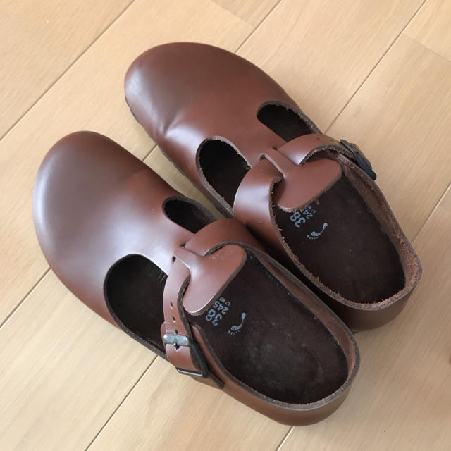 BIRKENSTOCK(ビルケンシュトック)のビルケンシュトック　ロンドン　38  ブラウン レディースの靴/シューズ(ローファー/革靴)の商品写真