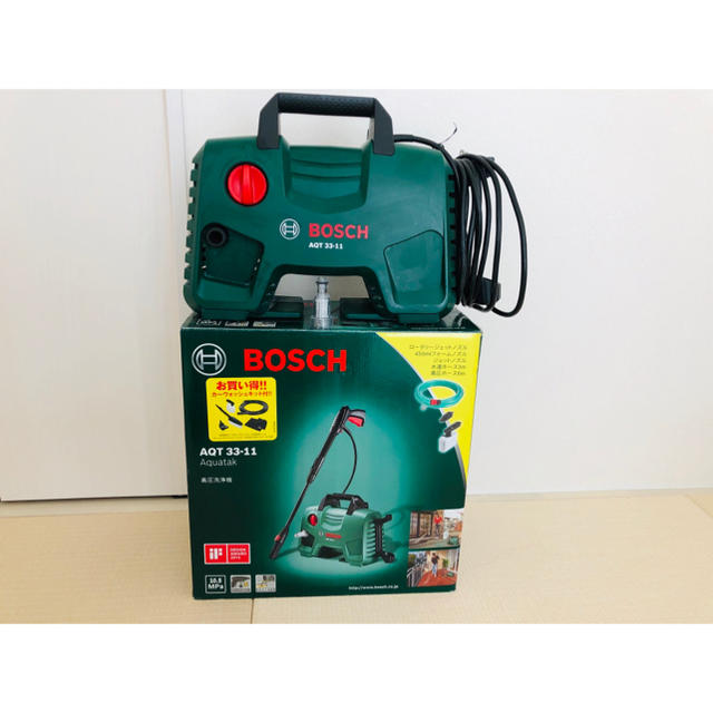 BOSCH(ボッシュ)のAQT 33-11 BOSCH ボッシュ　中古　高圧洗浄機 インテリア/住まい/日用品のインテリア/住まい/日用品 その他(その他)の商品写真