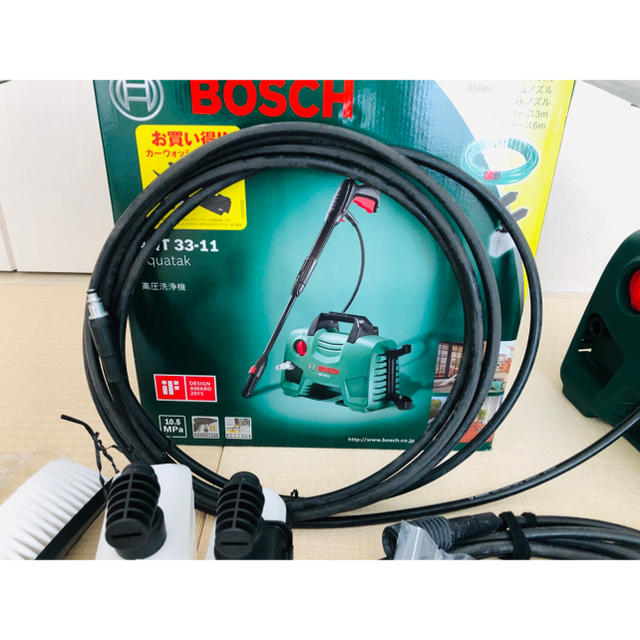 BOSCH(ボッシュ)のAQT 33-11 BOSCH ボッシュ　中古　高圧洗浄機 インテリア/住まい/日用品のインテリア/住まい/日用品 その他(その他)の商品写真