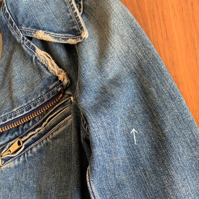 【【最終sale】vintage♡Levis デニムライダースジャケット 美品