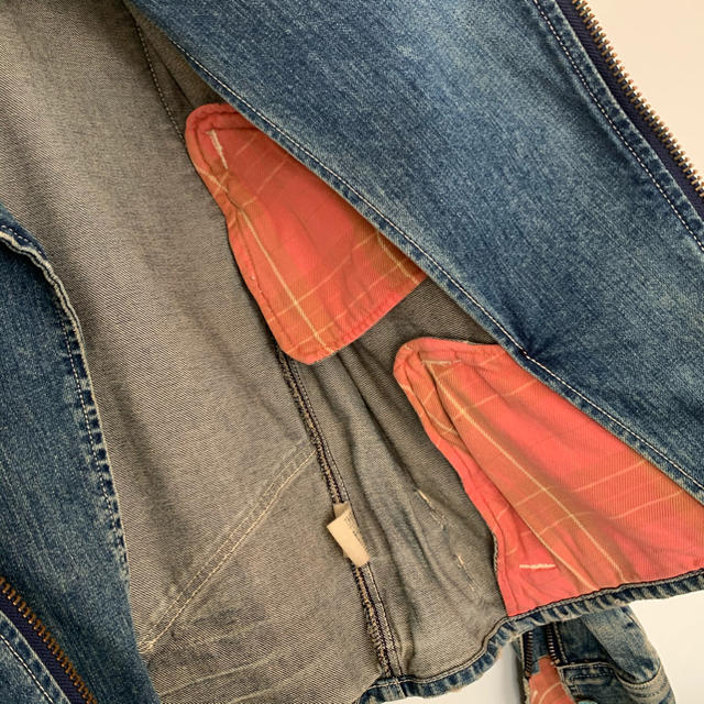 【【最終sale】vintage♡Levis デニムライダースジャケット 美品