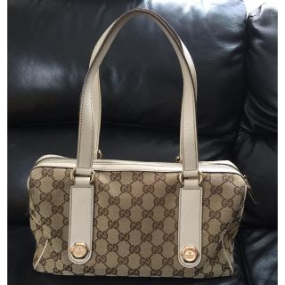 グッチ(Gucci)の【正規品】最終価格‼️GUCCI  ミニボストン バッグ GG柄 キャンパス(ハンドバッグ)