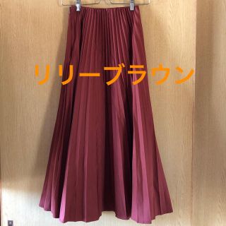 LiLy brown セミロングプリーツスカート