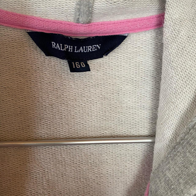 Ralph Lauren(ラルフローレン)のRalph Lauren 160㌢　グレーのパーカー キッズ/ベビー/マタニティのキッズ服女の子用(90cm~)(ジャケット/上着)の商品写真