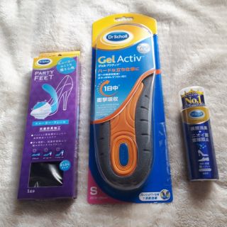 ドクターショール(Dr.scholl)のドクターショール ジェルインソール(ヒール＆シューズ用)2足＋靴スプレーの3点(フットケア)