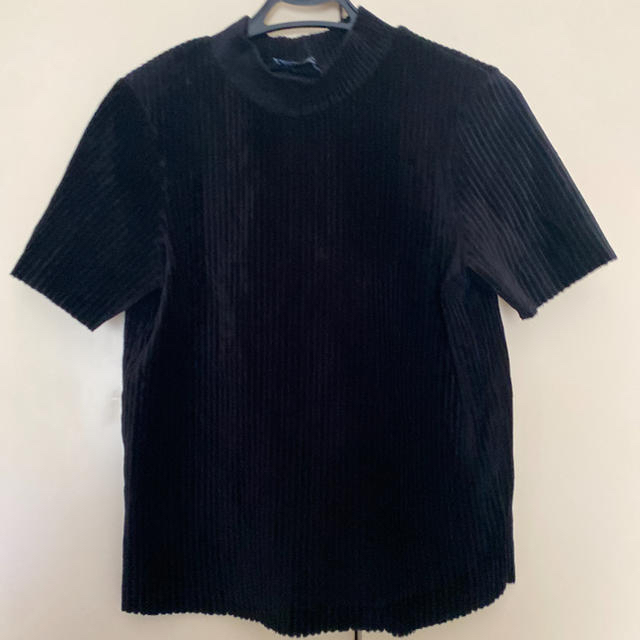 Bershka(ベルシュカ)のベルシュカ　ベロアハイネックT レディースのトップス(Tシャツ(半袖/袖なし))の商品写真