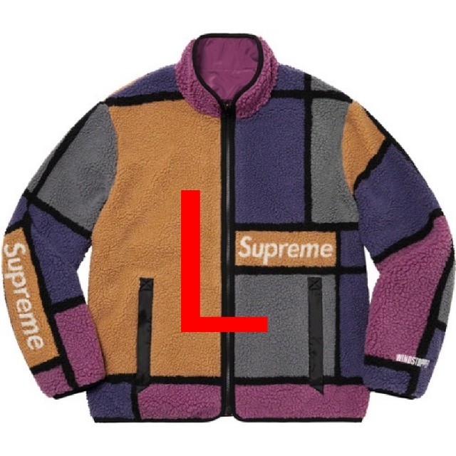メンズReversible Colorblocked Fleece Jacket