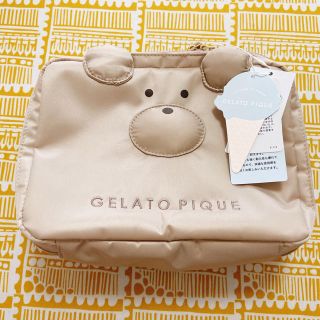 ジェラートピケ(gelato pique)の四季様専用　完売商品　ジェラートピケ　おむつポーチ　くま　ベア♡(ベビーおむつバッグ)