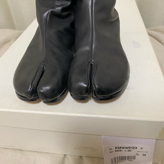 Maison Martin Margiela(マルタンマルジェラ)のmaison martinmargiela tabi タビ　足袋　ロング　ブーツ レディースの靴/シューズ(ブーツ)の商品写真