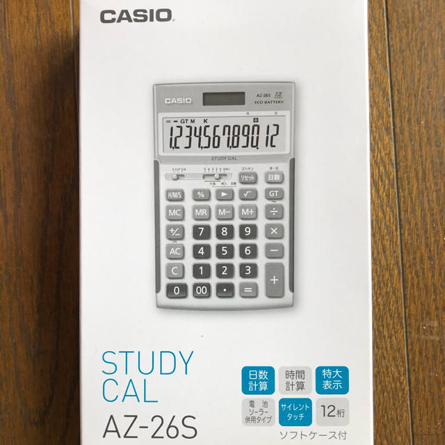   みいち様専用  CASIO 電卓　AZ-26S  スマホ/家電/カメラのスマホ/家電/カメラ その他(その他)の商品写真